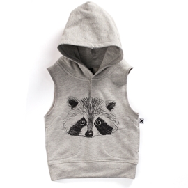 Minti S14 Baby Sleeveless Hood Racoon Grey